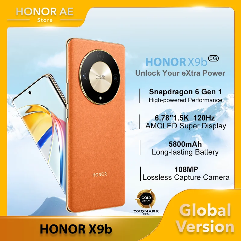 HONOR X9b 5G Global Version 12GB 512GB 6.78\