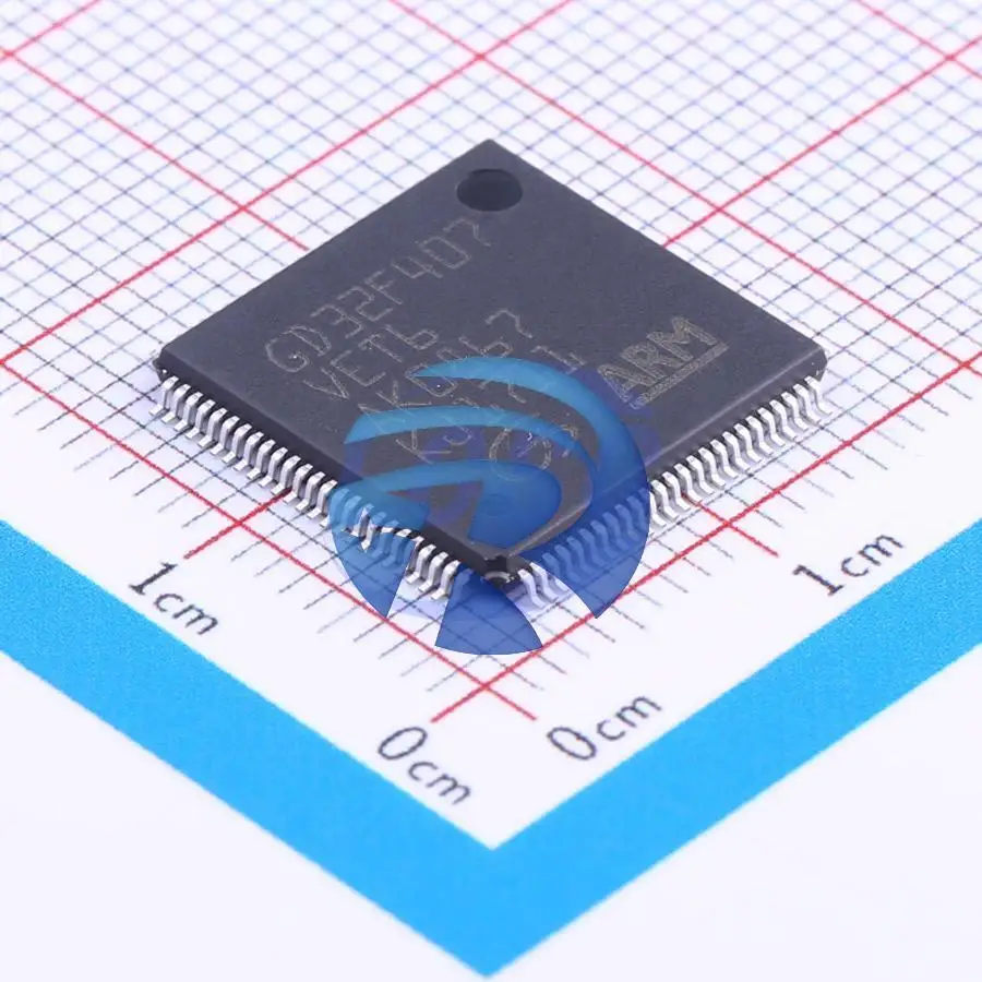 GD32F407VET6 512KB 192KB FLASH 82 2.6V~3.6V ARM-M4 168MHz LQFP-100(14x14) Microcontrollers (MCU/MPU/SOC) china supplier