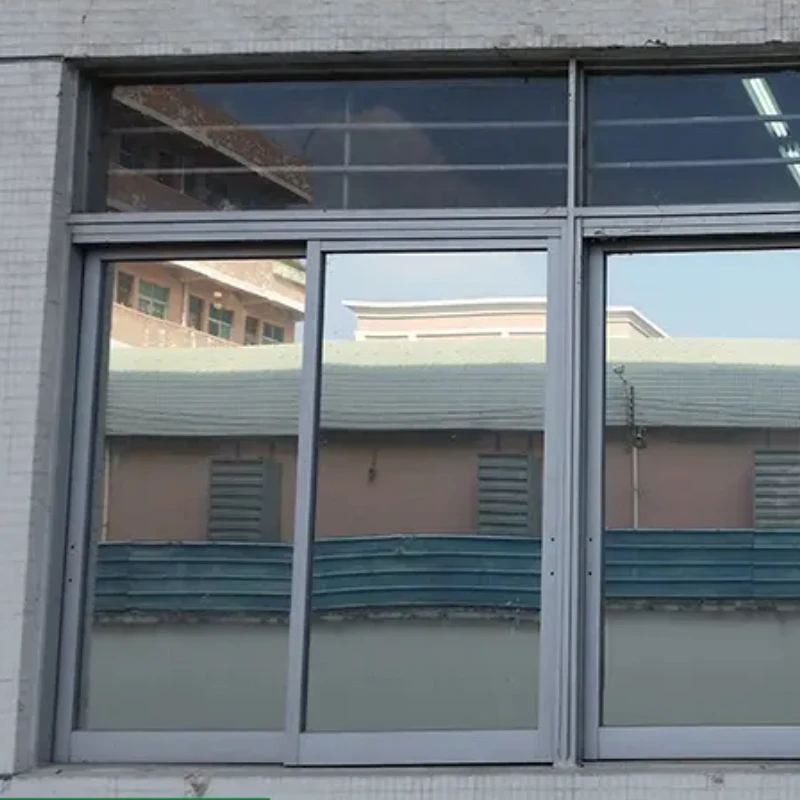 One Way Vision Black Silver Window Mirror Glass Film Static Cling UV Rejection Privacy Protection for Building House Decoration