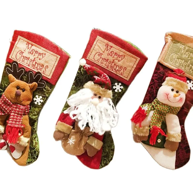 

Christmas decorations stockings Christmas Eve Christmas gifts Children's Christmas tree pendants candy gift bags