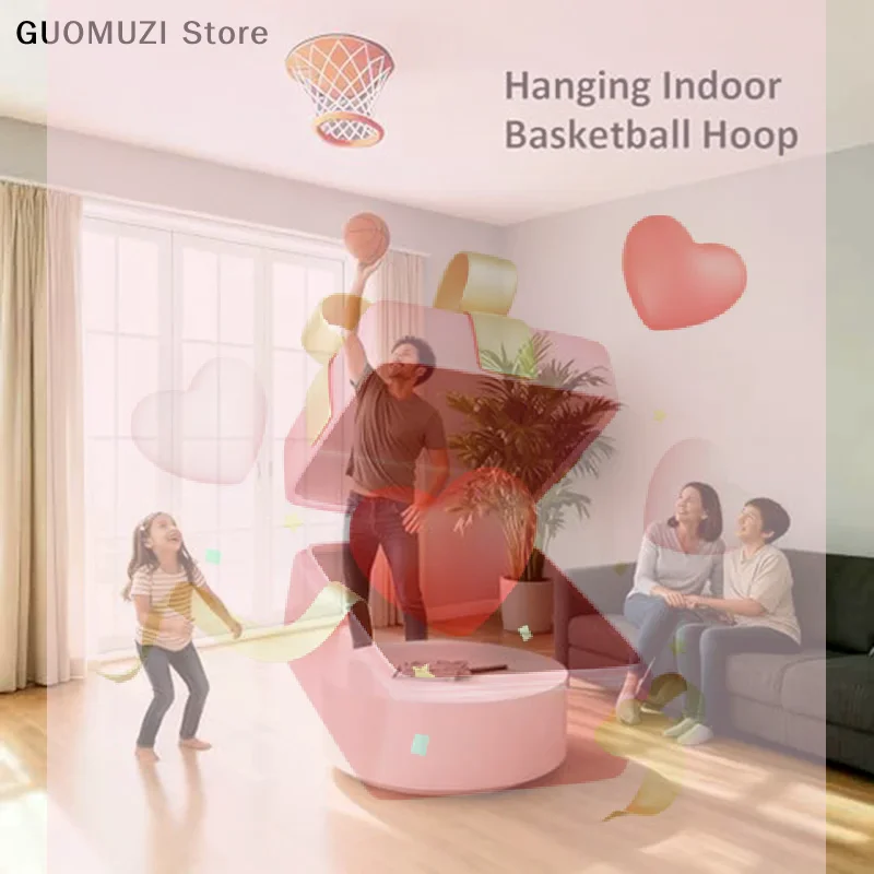 

Детские баскетбольные кольца на потолке для дома, баскетбольные кольца, бытовые для комнаты, мяч для стрельбы, спортивный игровой набор, тренировочное оборудование