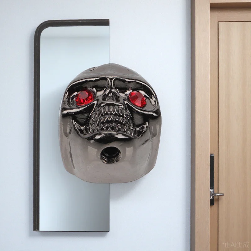 

Skull Design Guitar Volume Control Knob Metal Head Replacement Part for Electric Bass Amplifier Knob Guitar Accessory