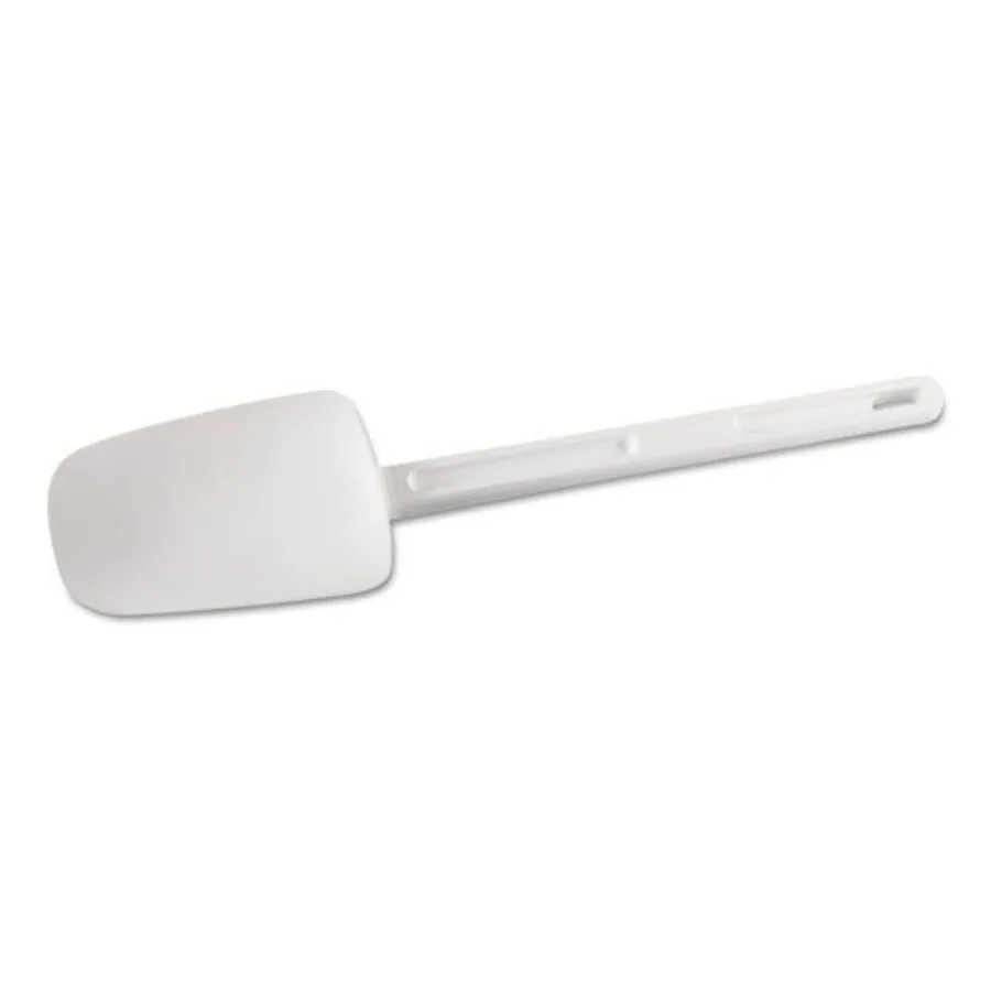 

Commercial Spoon-Shaped Spatula 9 1/2 in White - Iludes only one