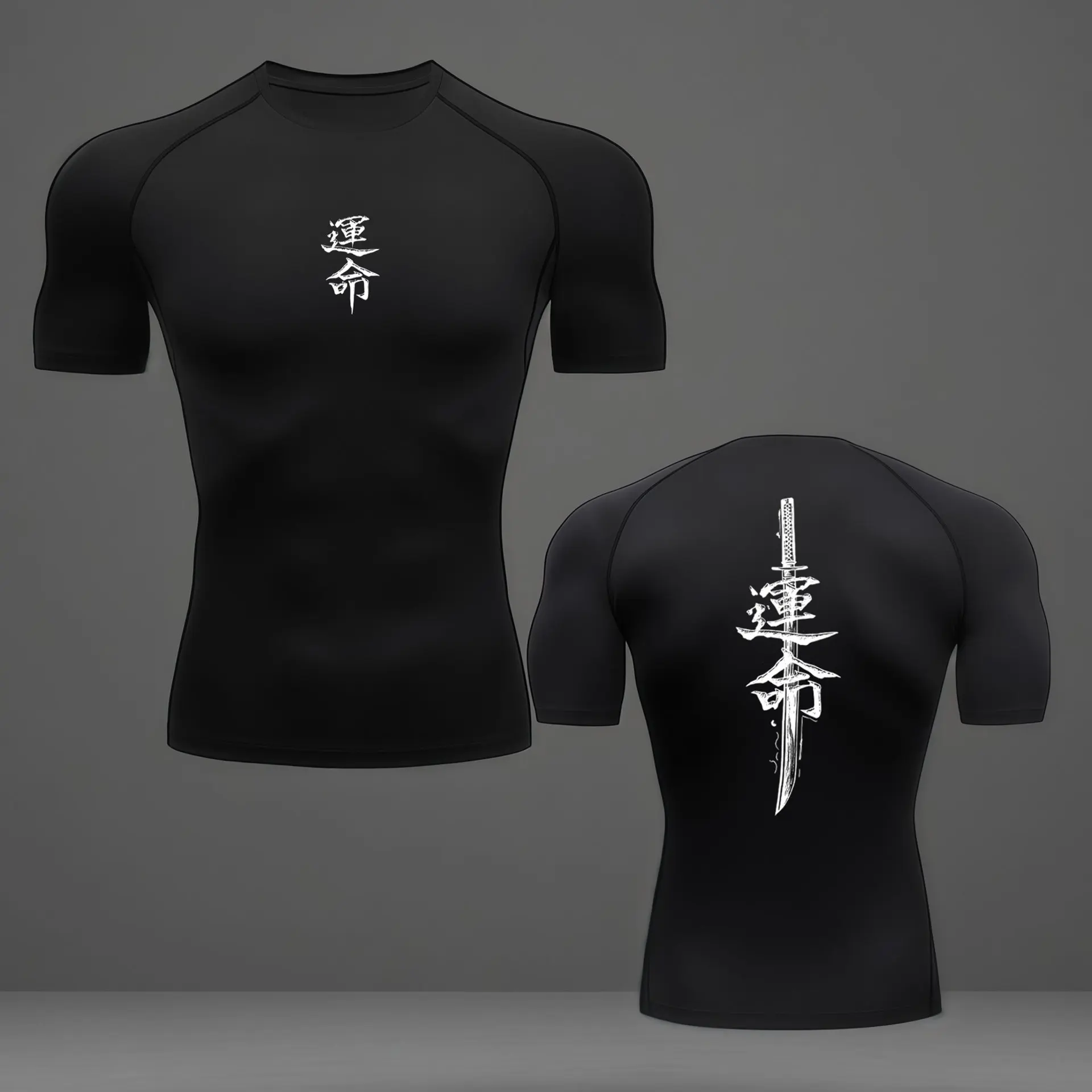 New 2026 American style fast drying compression sportswear, running T-shirt, elastic fast drying sports jacket, fitness sportswe