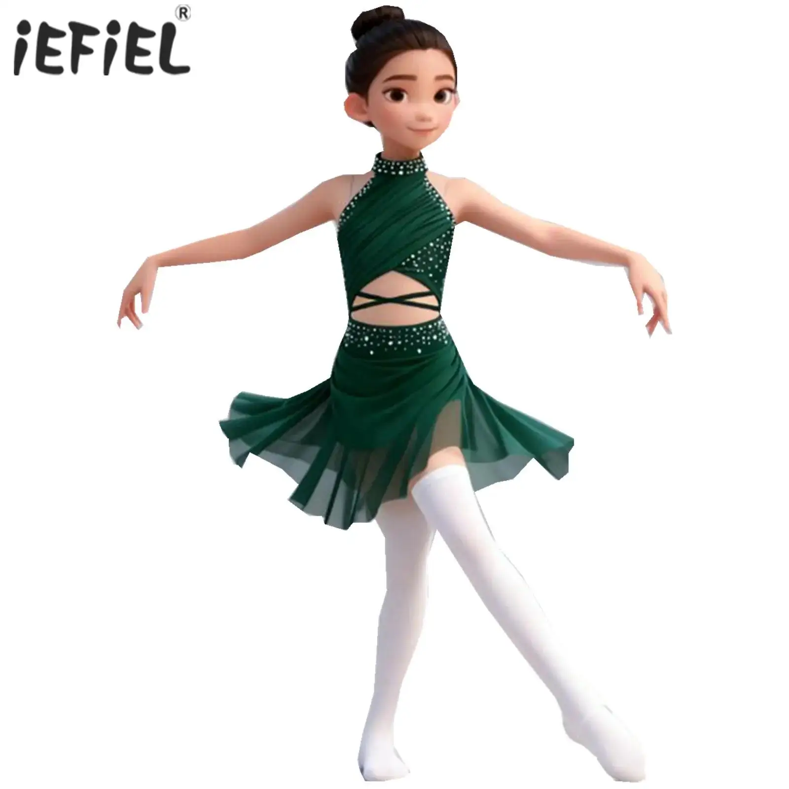 

Детский женский костюм для латиноамериканских танцев