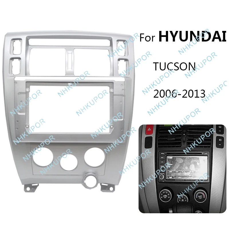 

Car Radio Multimedia Player Frame Kit For HYUNDAI TUCSON 2006-2013 Auto Stereo Install Dash Panel Fascia Mount Trim Bezel