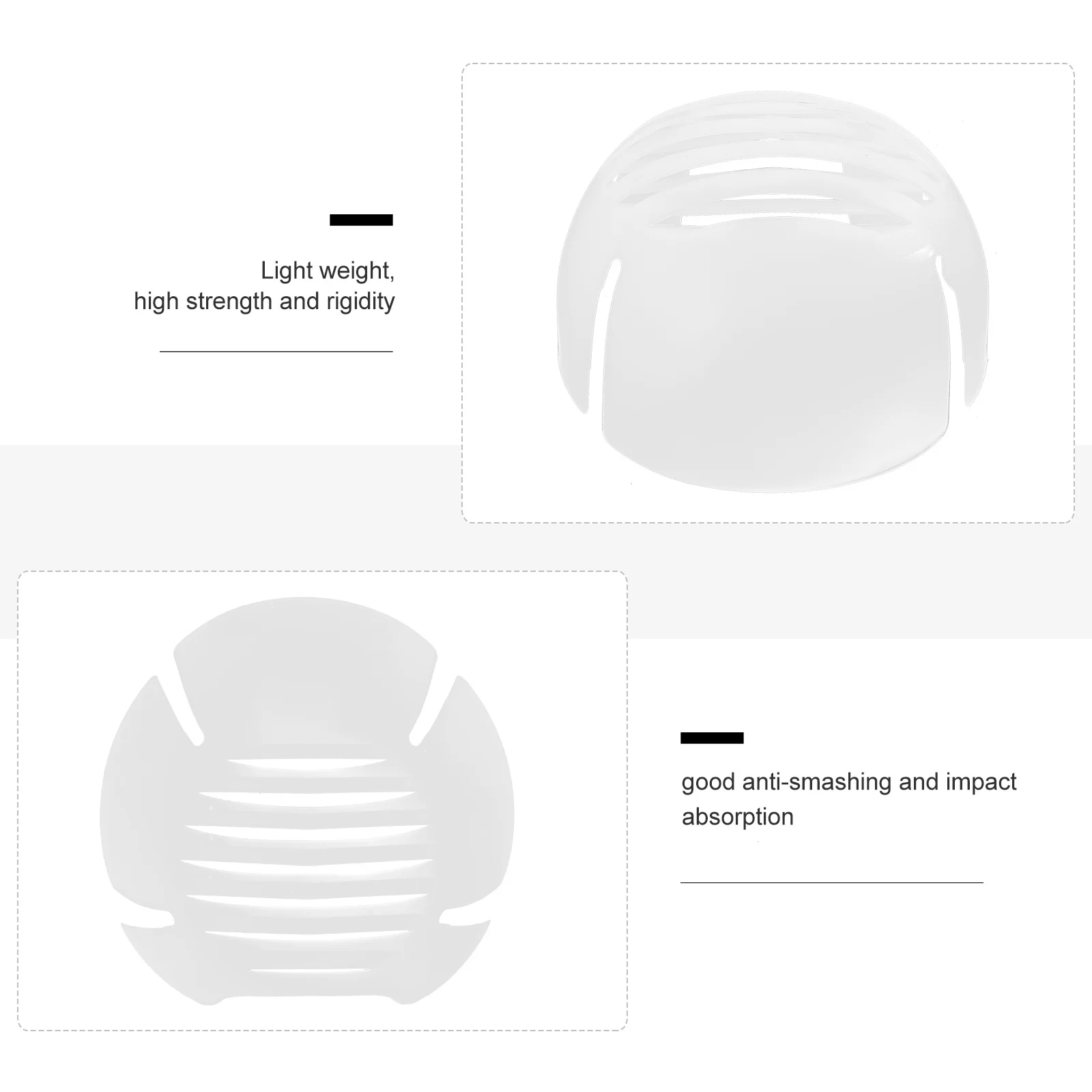 

1Pcs Durable Anti-Collision Hat Shell Breathable Lightweight Comfortable for Men Women Mechanics Electricians Durable Hat Shell