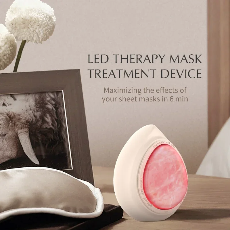 

Beauty Salon Facial Tool Led Light Therapy Jade stone beauty device Sonic Vibration Heated Jade Face massager device