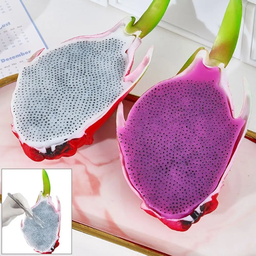 with Tweezer Pitaya Pimple Squeezing Model Fidget Toy Tactile Relaxation Aid Pimple Poping Toy Simulated Pitaya Pattern Silicone