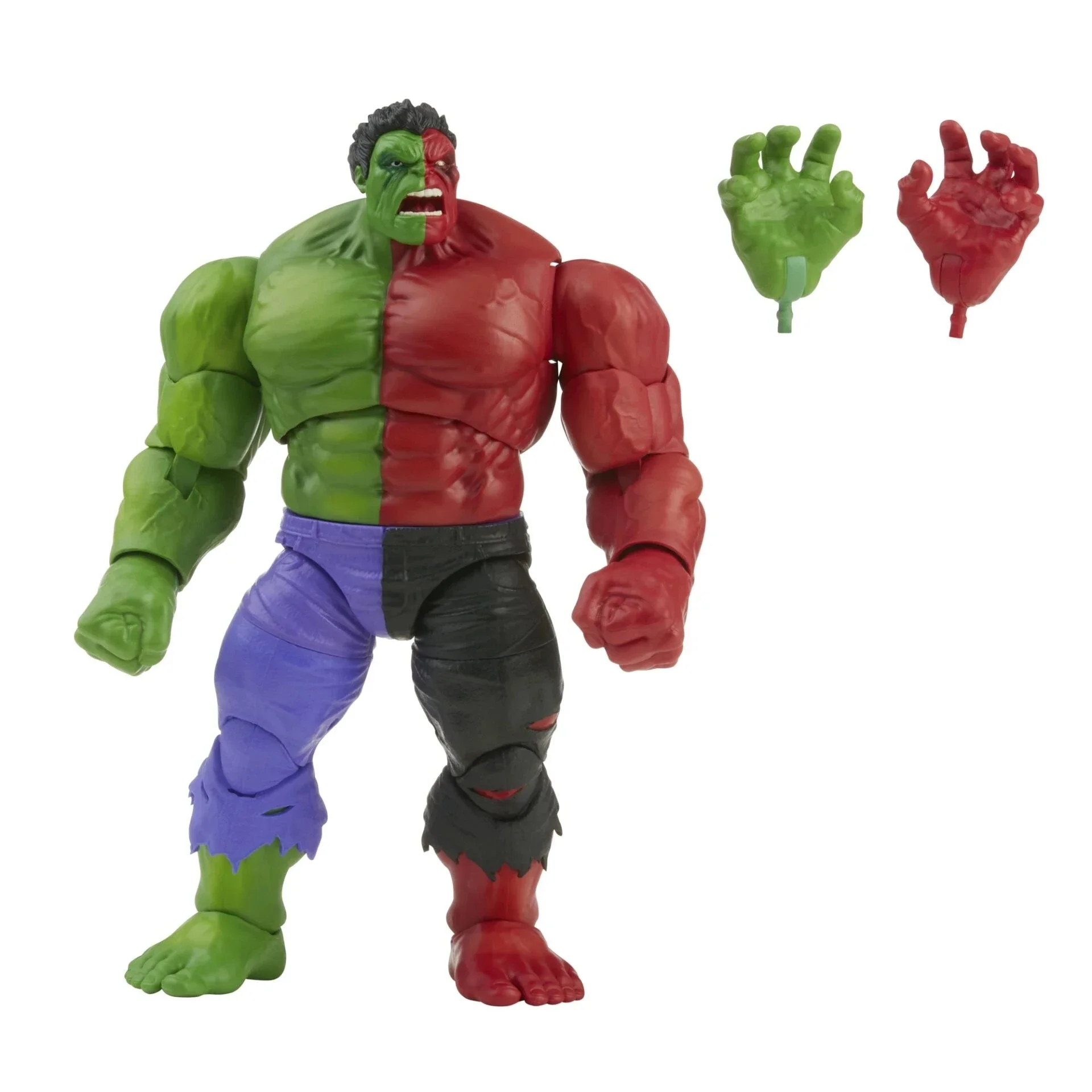 Marvel Legends Composto Rosso Verde Increciabile Hulk 8" Action Figure Allentate