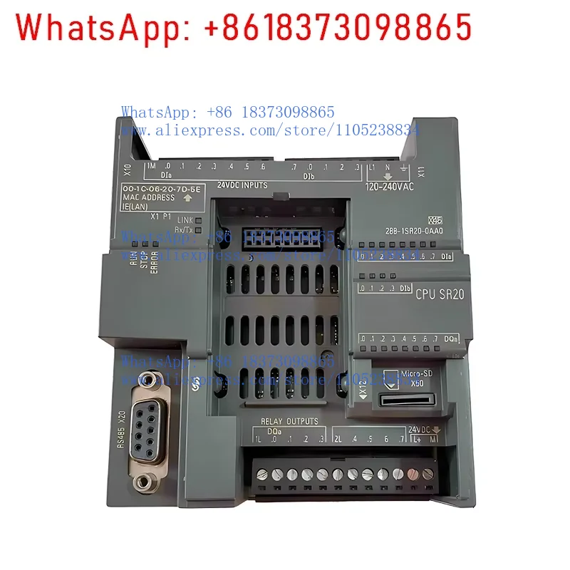 6ES7 268-1SR20-0AAO Compliant with EPR Standard CE Certified PLC Programming Overload Short Circuit Protection