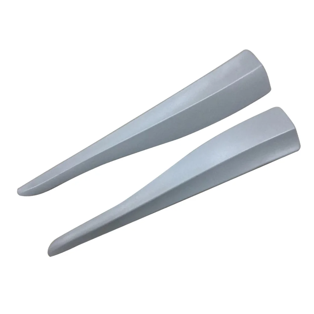 

2Pcs Car Bumper Protector Corner Guard Anti-Scratch Strips Special Coating Decoration Safety Driving Grey Bumper Guard