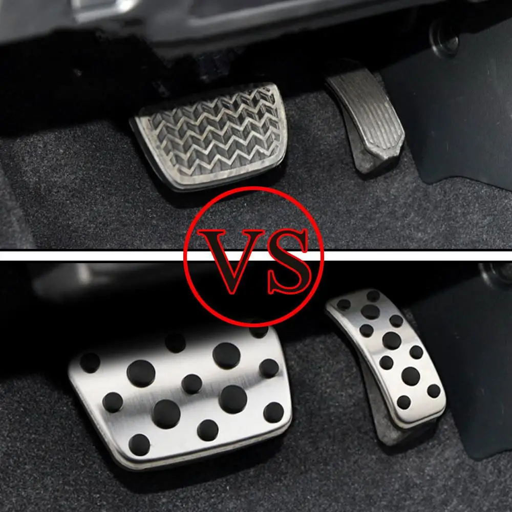 For Toyota Camry Highlander Land Cruiser Fortuner for Lexus ES RX IS LS LX CT200H AT Car Pedals Gas Brake Rest Pedal Pad Cover