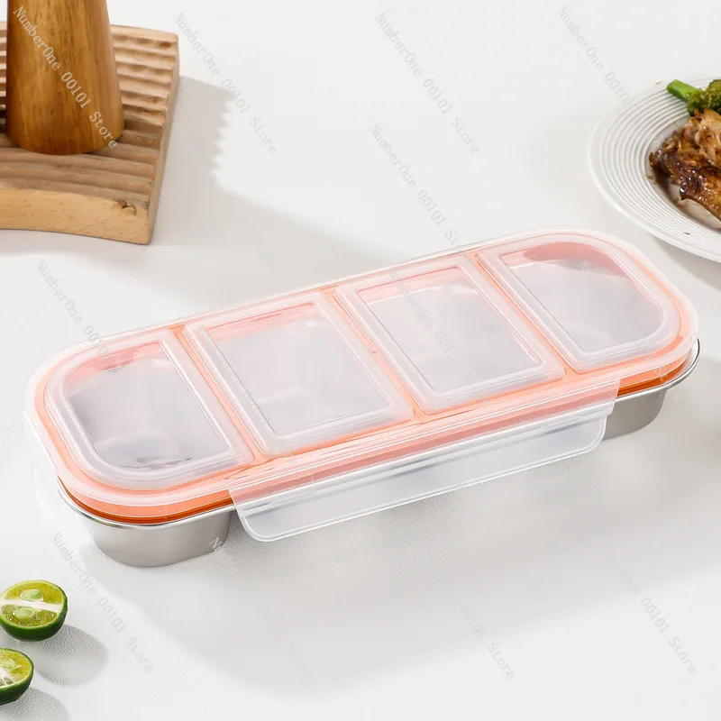 304 stainless steel crisper | high-value bento box, divided lunch box with lid