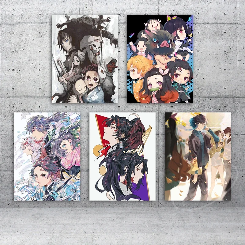 

Canvas Hd Prints Decorative Pictures Wall Artwork Interior Painting Home Decor Anime Posters For Children's Room