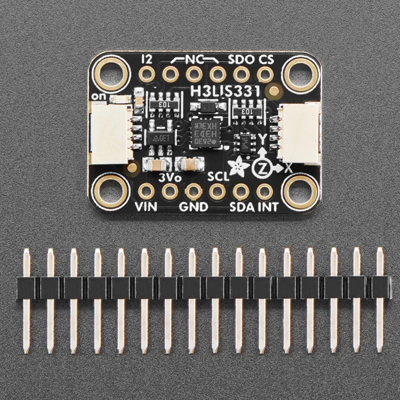 H3LIS331 Ultra‑High Range Triple‑Axis Accelerometer Module STEMMA QT Qwiic I2C Interface Sensor Board