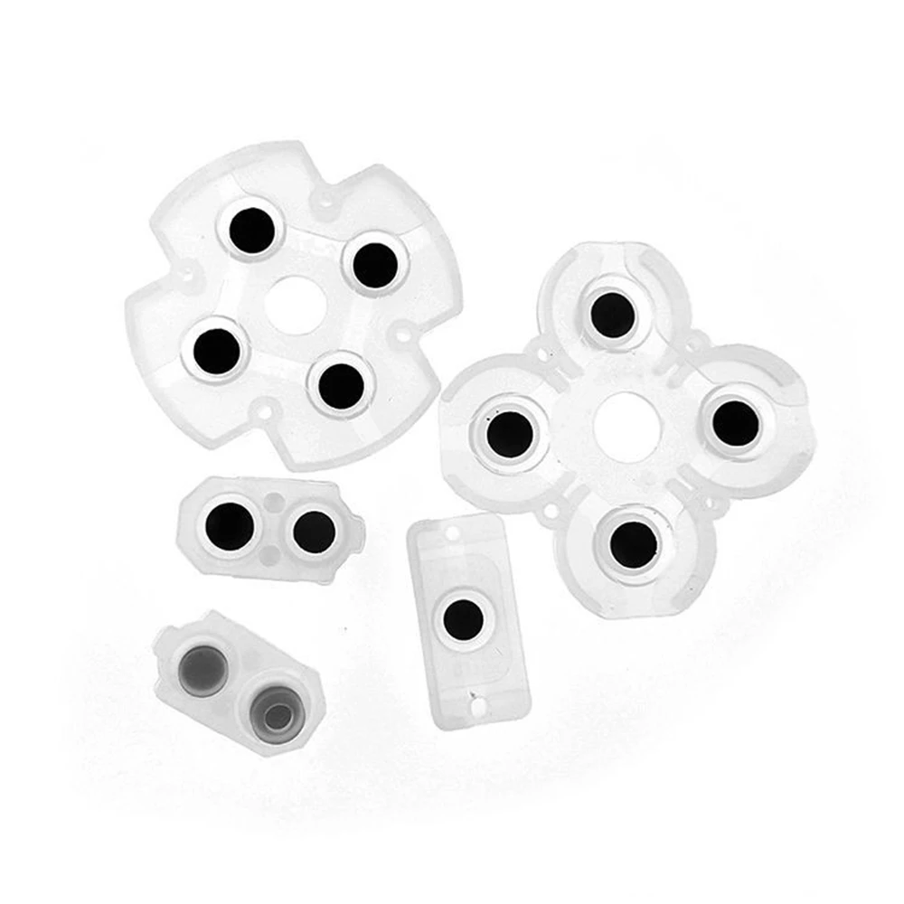 1 Set Silicone Conductive Rubber Pads For PS4 Game Controller For Dualshock 4 Buttons Repair Replacement Part Games Accessories
