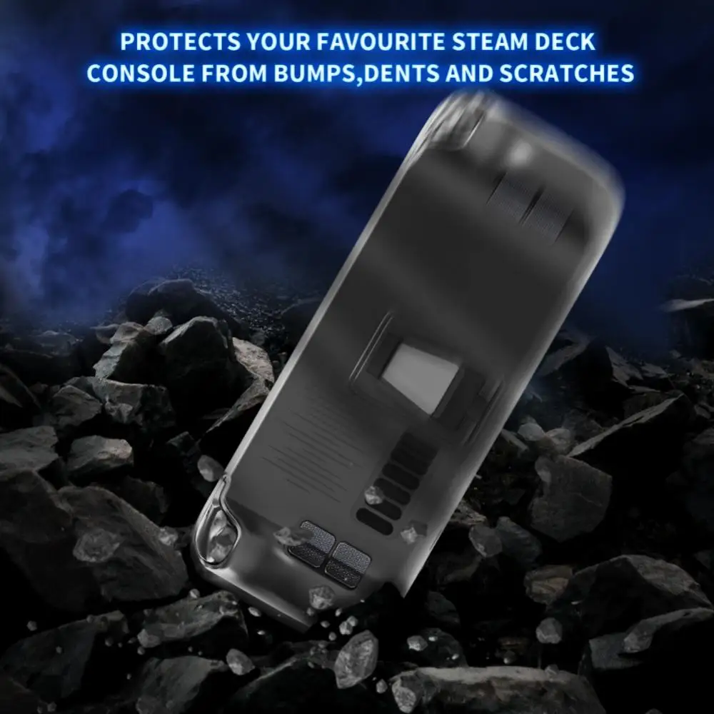 For Steam Deck Host with Support Ultra-thin Protective Case Removable Cover Fall Proof and Dust-proof Protective Cover