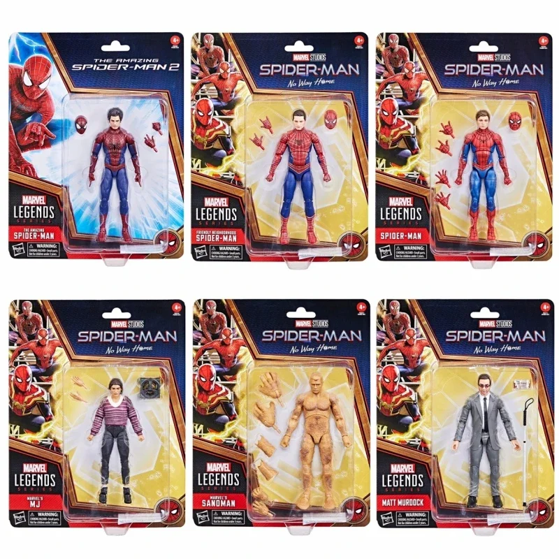 6 Inch Hasbro Marvel Legends Sandman Matt Murdock MJ Neighborhood The Amazing Spider-Man : No Way Home  Action Figures Toy Model