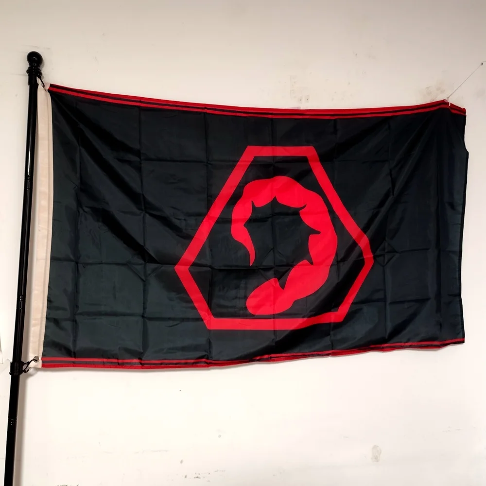 Brotherhood of Nods Scorpion Tail Command and Conquers Masonic Flag, Home or Bedroom Decoration Banner, Outdoor Decor