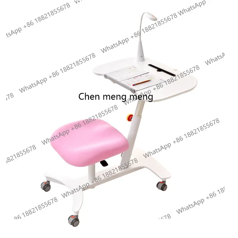 E153 Integrated study table Students can lift and lower writing household desks and chairs can move small apartment desks