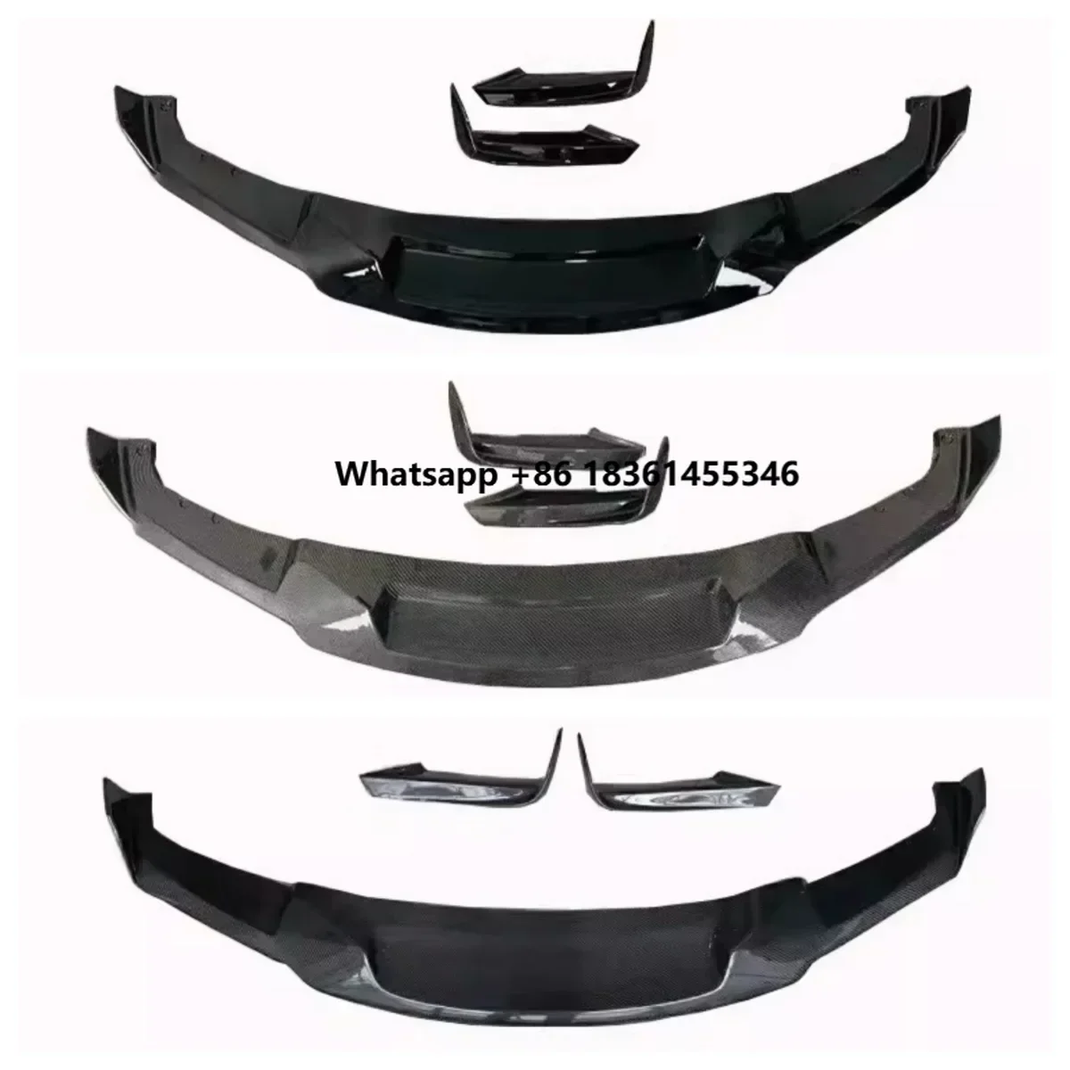 for  3 Series 320li 330li F30 F35 modified Auto small surround Front shovel Body kit Car Accessories Carbon fiber Front lip
