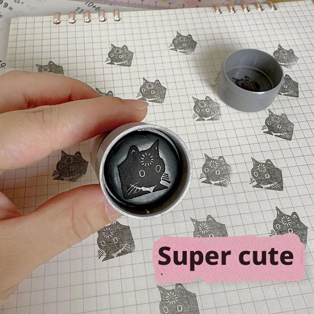 اغلاق هريرة ختم هريرة ختم الكرتون لطيف مضحك المحمولة DIY التعبيرات حزمة DIY الزخرفية ختم اغلاق هريرة الختم