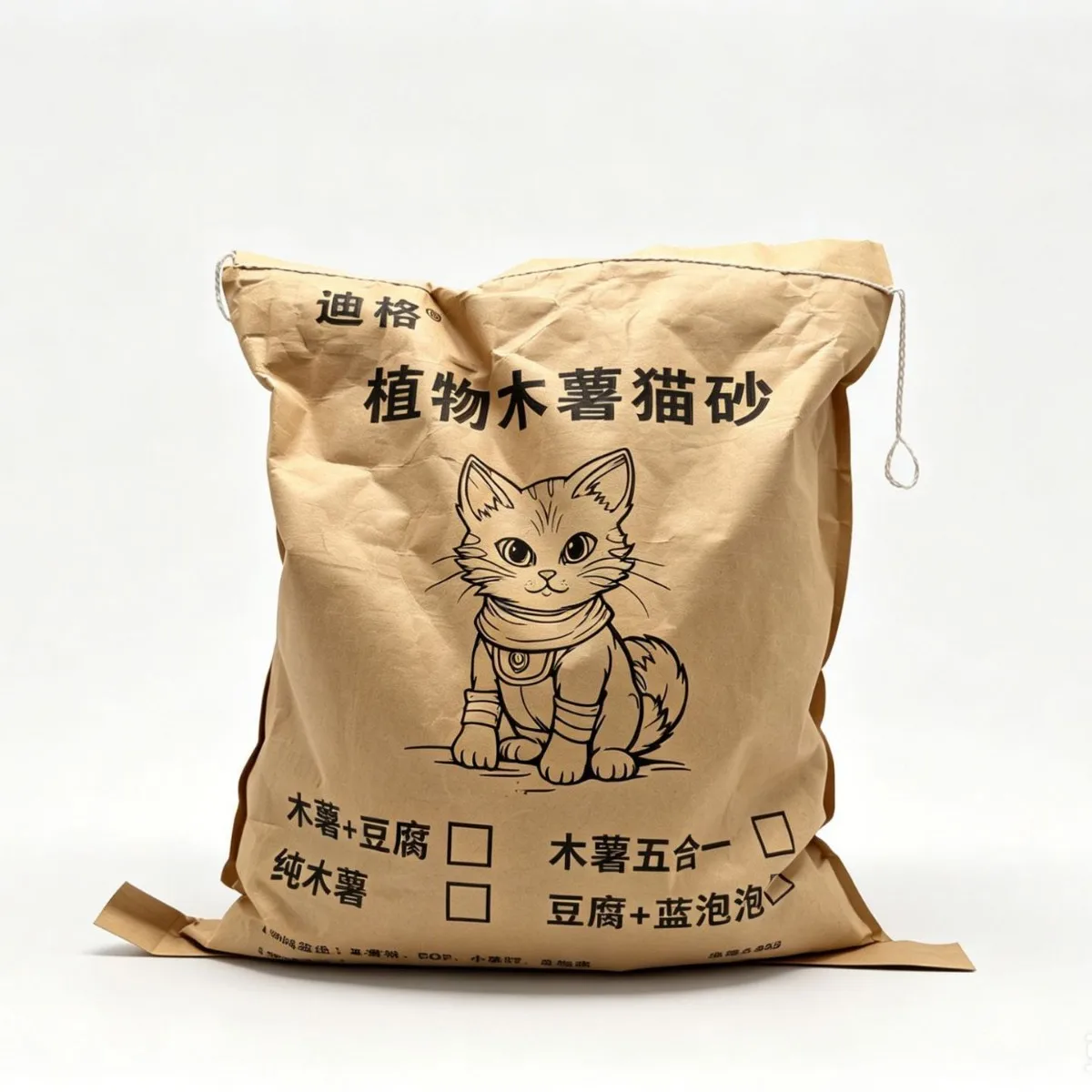 New Cassava Cat Litter Plant Sand Pet Supplies Low Dust and Easy to Cmass Absorbent and Toilet Cleaning