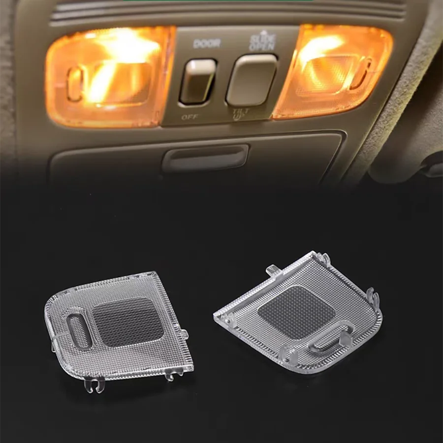 Wooeight 1Pc Car Interior Reading Light Cover Roof Ceiling Dome Light Lid Glass Lens Front/Rear For Toyota Camry 6th 2006-2011