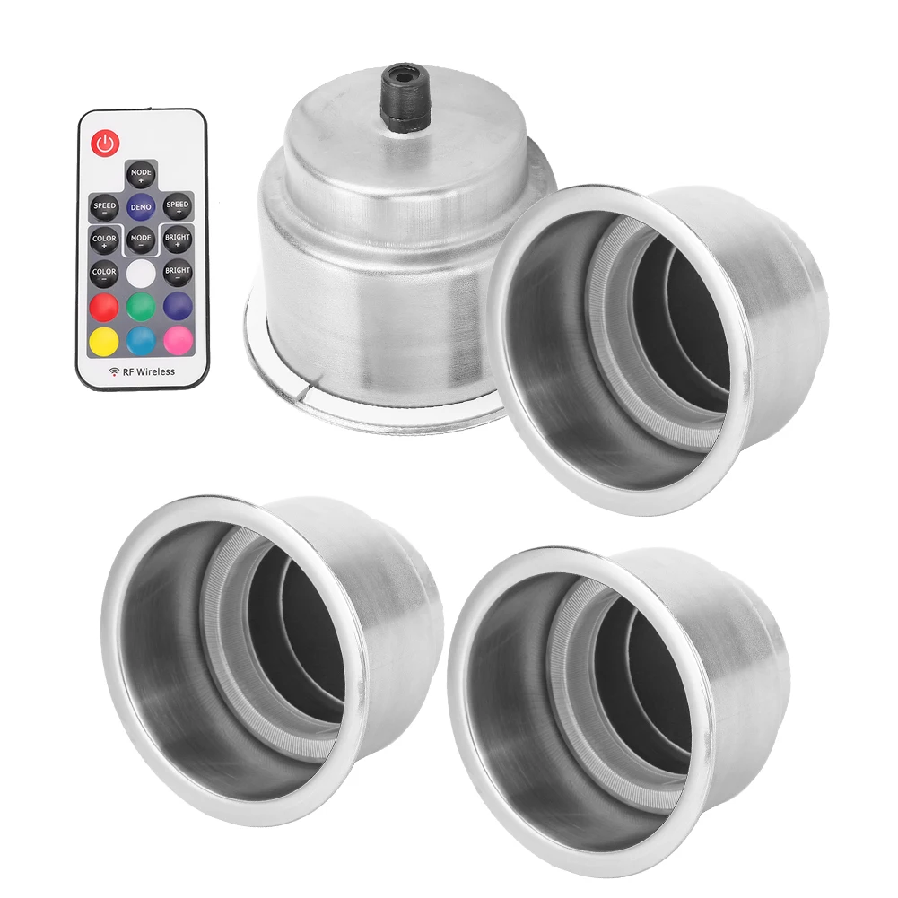 

12 В RGB светодиодные автомобильные держатели для бутылок с напитками с дистанционным управлением для морского автофургона, грузовика, держатель для напитков, держатель для чашки RGB