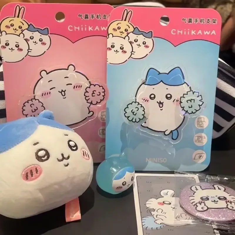 حامل هاتف Chiikawa Airbag - دعامة خلفية مرفقة قابلة للتمديد وقابلة للدوران، تصميم Usagi Hachiware - هدية مثالية للهاتف المحمول #3