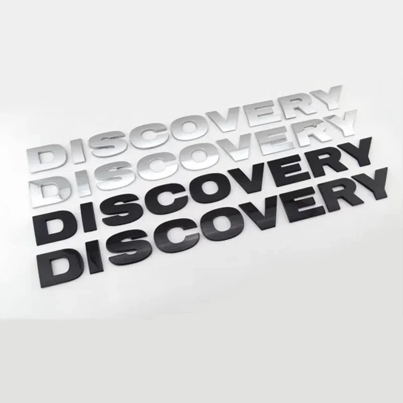 ثلاثية الأبعاد ABS رسائل شعار سيارة الجبهة هود شارة بونيه ملصق لاند روفر ديسكفري الرياضة شعار ديسكفري 4 3 5 2 TD5 اكسسوارات