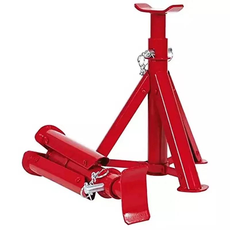

3 Ton Folding Portable Pipe Stands Triangular Car Jack Stand Safety Tools