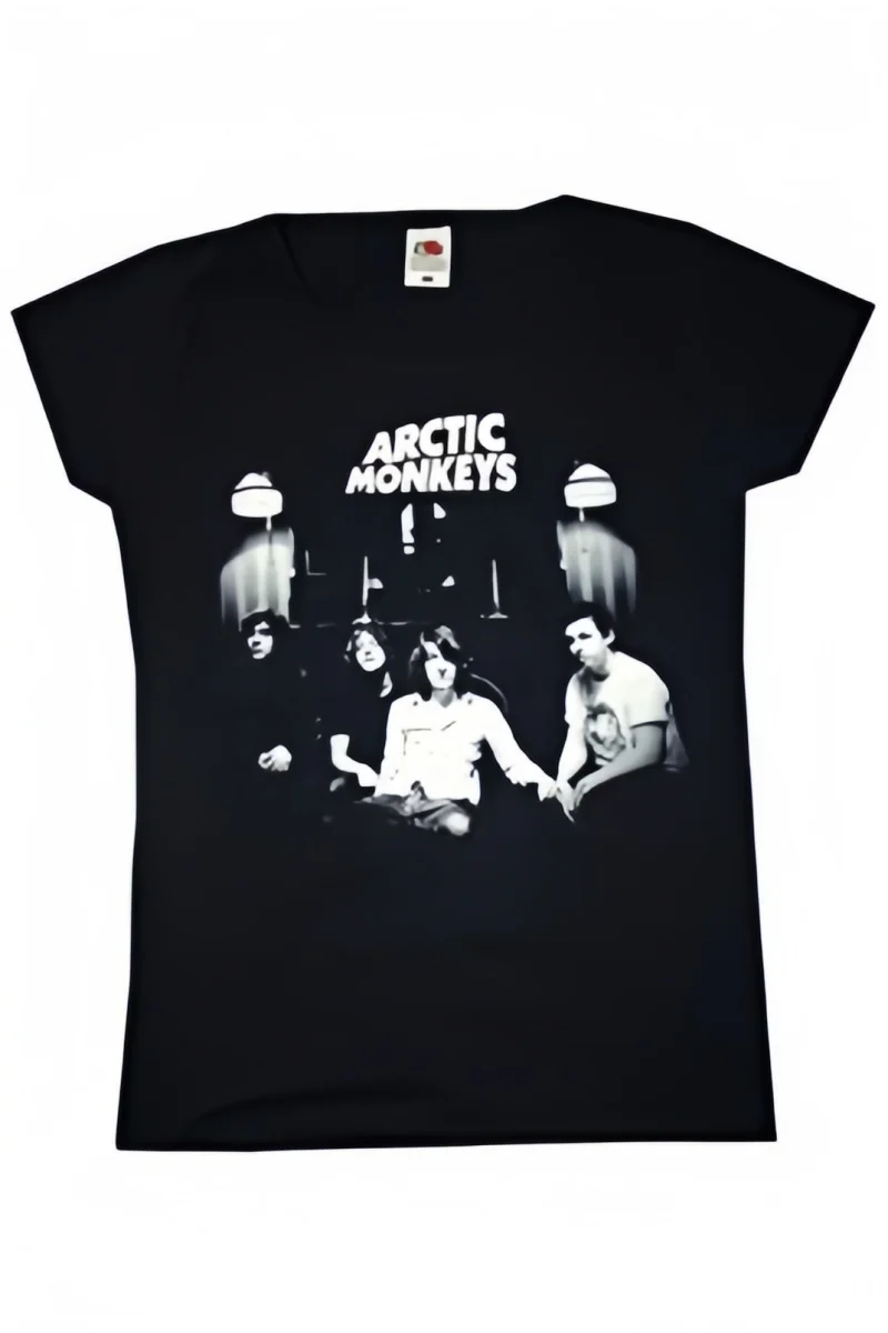 

2025 Summer Arctic Monkey Print Unisex Pure Cotton Round Neck Loose, Simple, Casual and Breathable