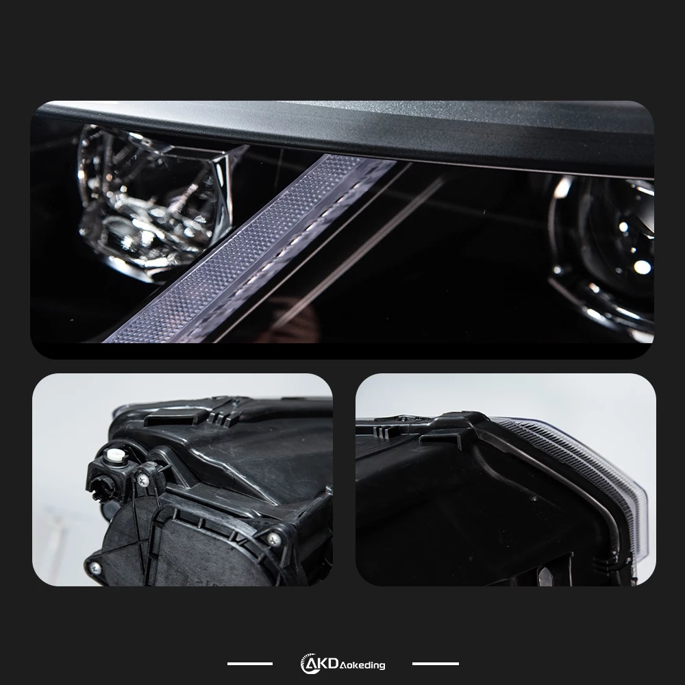 AKD Head Lamp for SKODA RAPID LED Headlight 2013-2017 Headlights RAPID  DRL Turn Signal High Beam Angel Eye Projector Lens