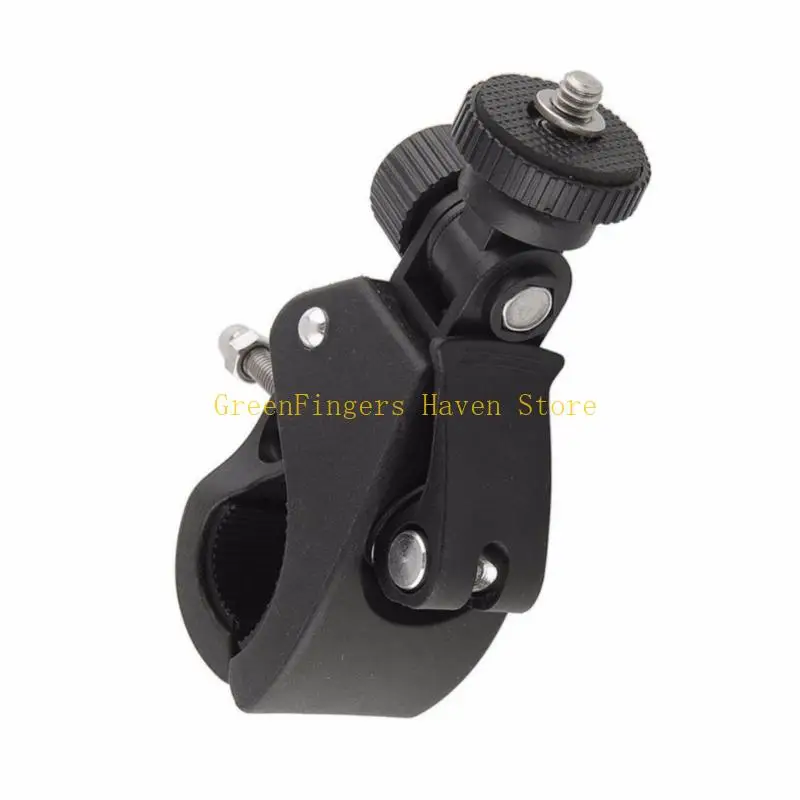 F68D Bike Mount Holder Bicycles Bracket Adjustable Motorcycle Handlebar Clamps Clip