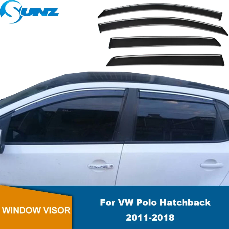 

Wind Shields For VW Polo Hatchback 2011 2012 2013 2014 2015 2016 2017 2018 Car Side Window Deflector Window Visor Vent Sun Shade