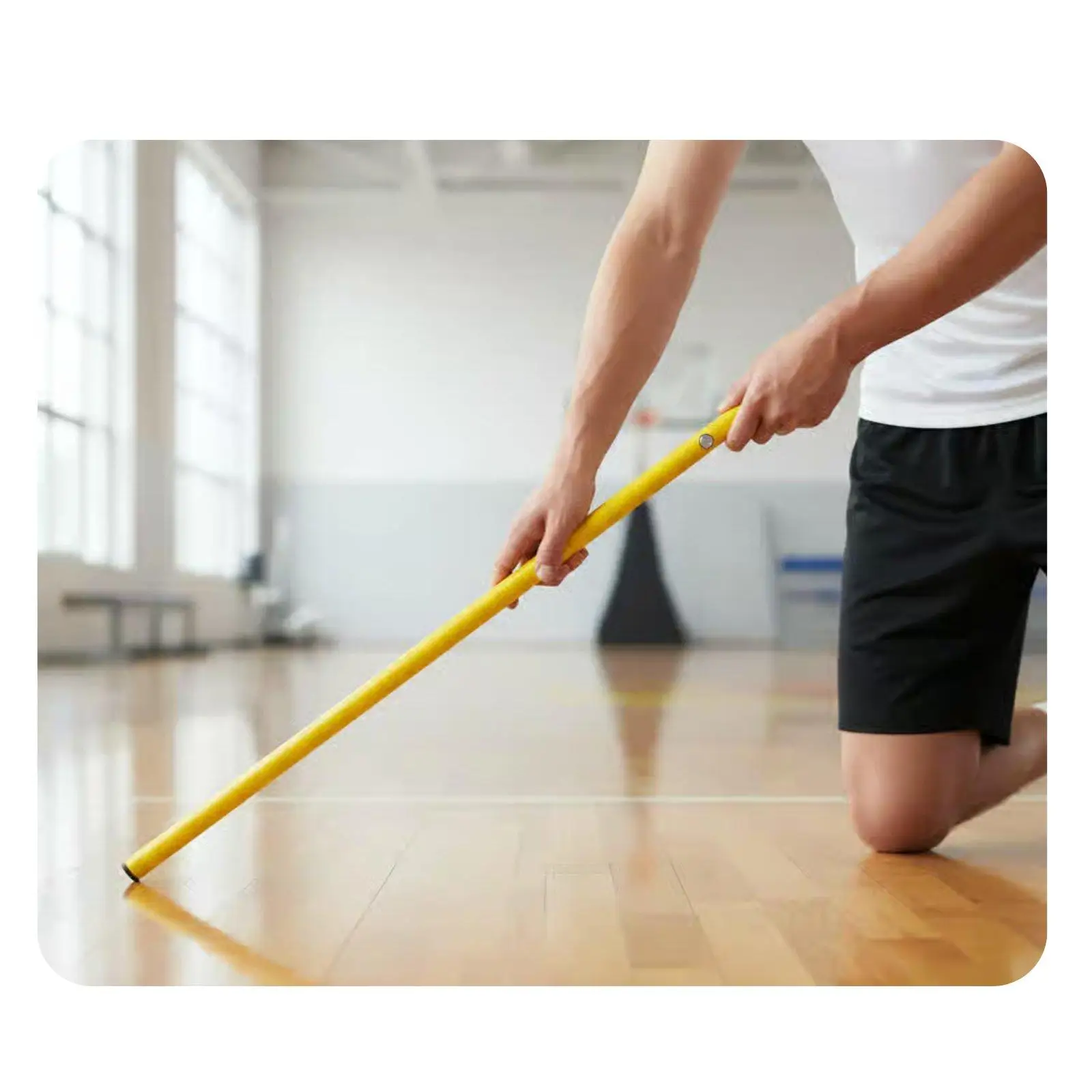 High Visibility Training Agility Pole Durable PVC Telescopic Sports Equipment for Speed and Footwork Exercises