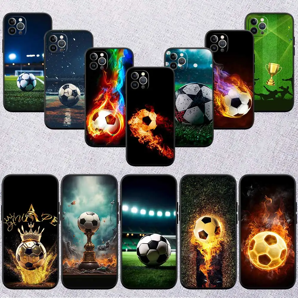 NH26 Football Soccer Phone Case for Samsung Galaxy A11 A12 A13 A15 A52S A53 A55 A56 A70 A71 A72 A73 F06 F16 F56 S10 Plus S10e