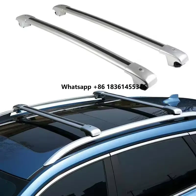 

For All Cars Universal Aluminum Alloy Roof Rack Cross Bar, Luggage Accessory With ABS Material