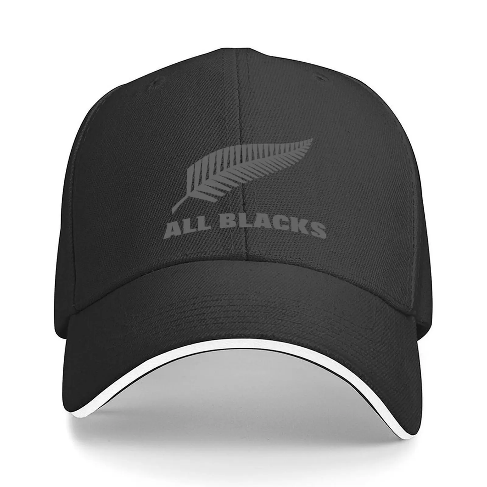 

New Zealand All Blacks T-Shirt Baseball Cap Beach Custom Cap Big Size Hat Cosplay For Man Women's