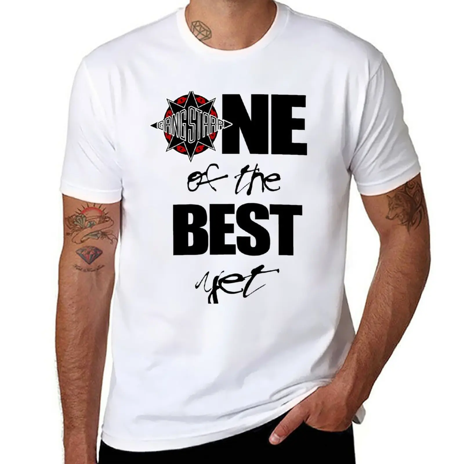 New Gang Starr - 1 of the best yet! T-Shirt graphics t shirt black t shirts Men's t-shirt