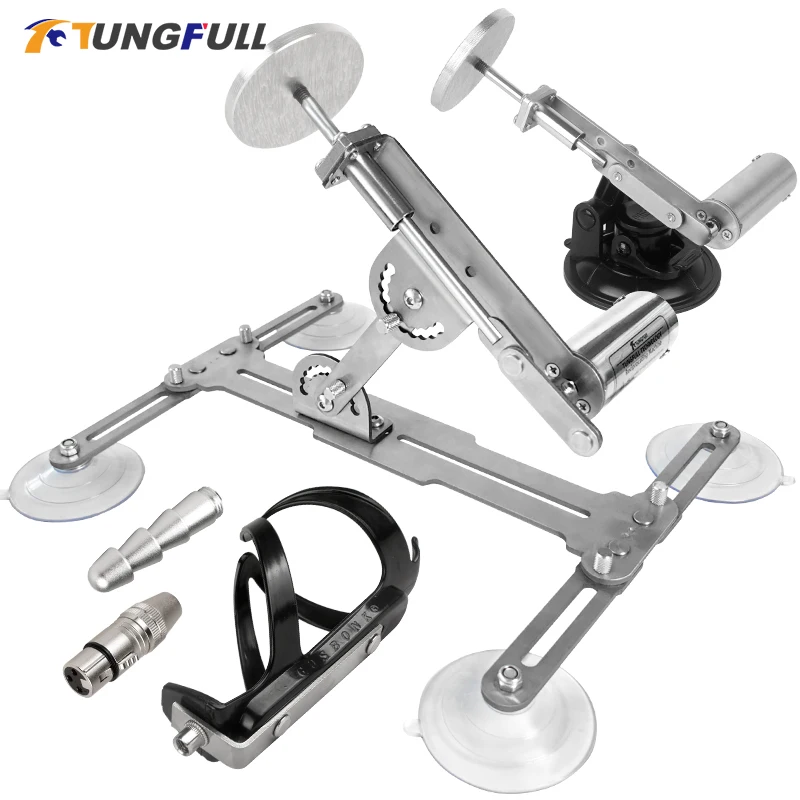 Atuador Linear Telescópico com Suporte Dobrável em Ventosa 110v240v Motor Ciclo Alternante Portátil Aço Inoxidável