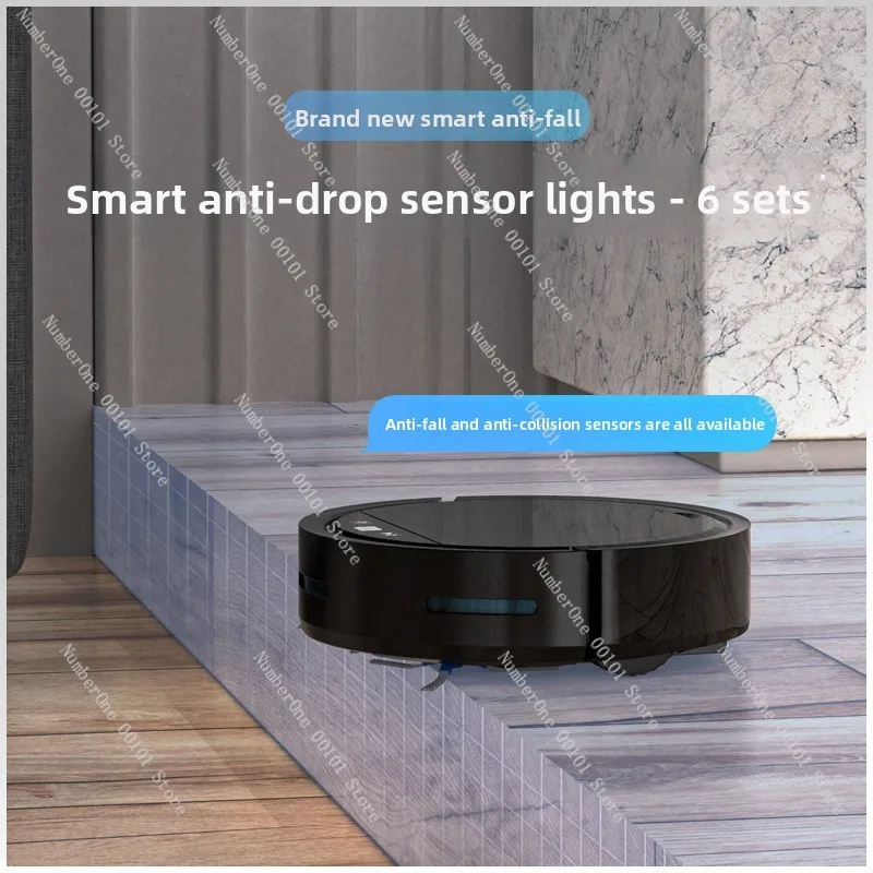 Household automatic recharge sweeping suction mopping integrated intelligent robot