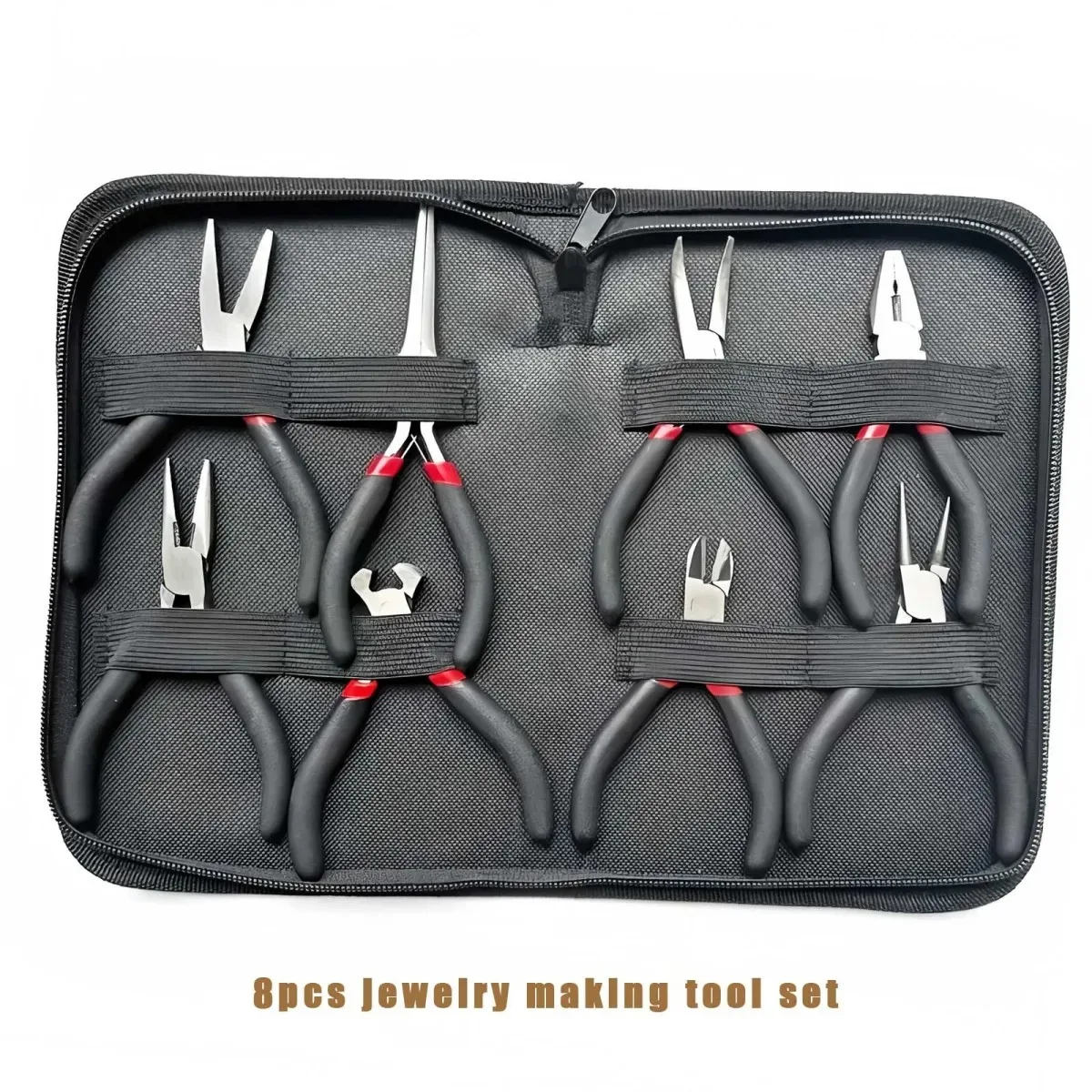 8Pcs Mini Jewelry Making Pliers, Earrings Making Tools, Wire Cutting Stripping Pliers, Supplies for DIY Crafts XXL