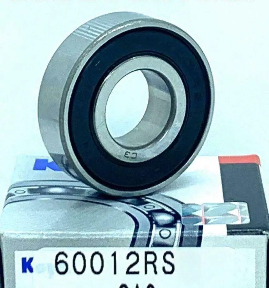 

KOYO 6001 2RS Deep Groove Ball Bearing, Rubber Sealed 12x28x8 FAST SHIPPING