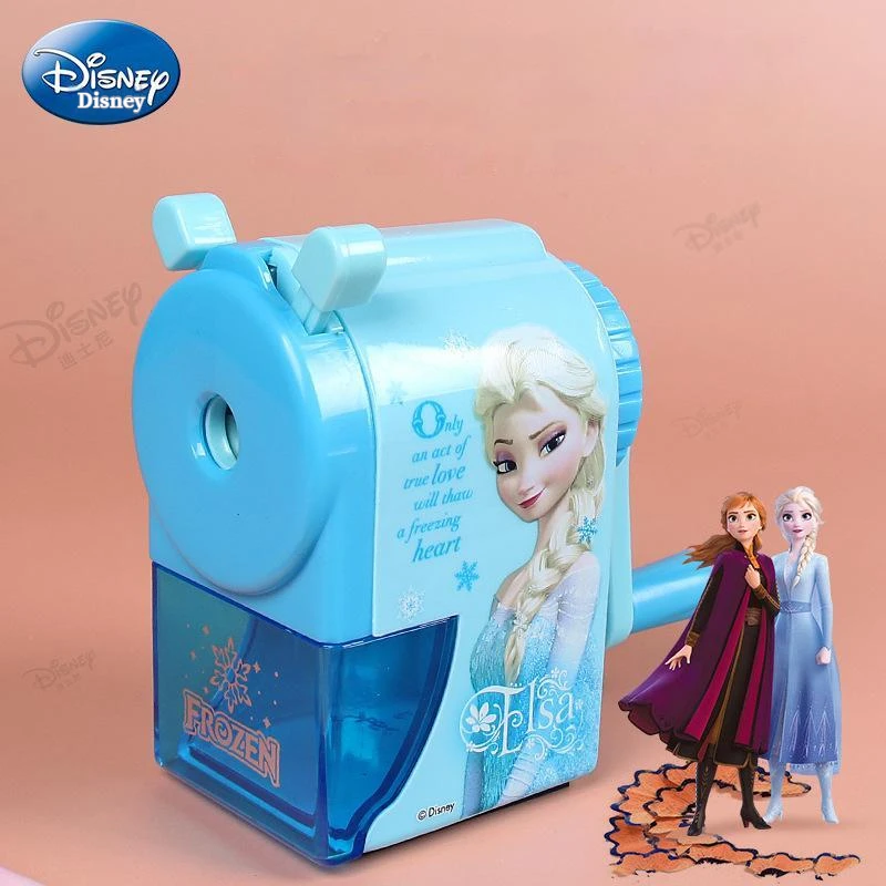 Disney  Frozen Elsa Semi-Automatic Sharpener Cute Stationery Gift 6-12mm Pencils And Color Pencil Cute School Supplies