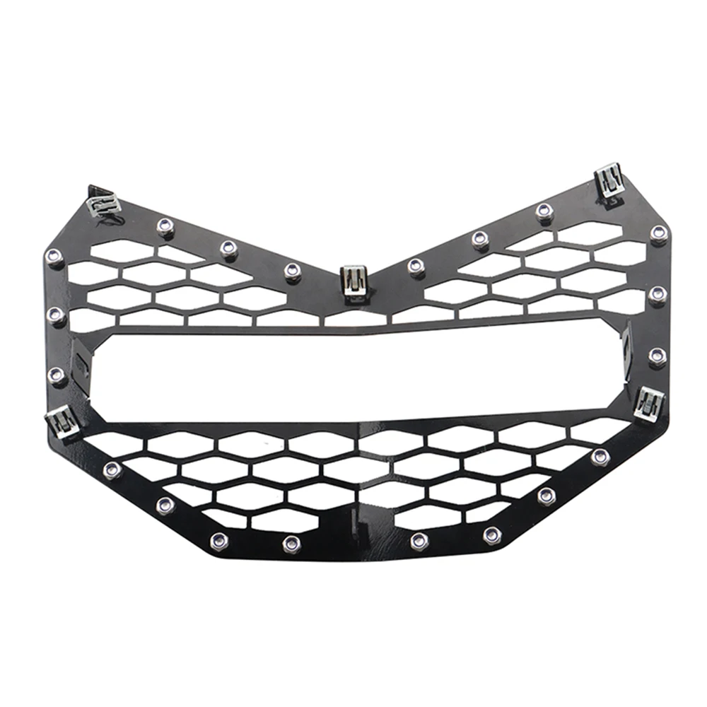 Mesh Grille Black Front Grill Replacement for Can-Am Maverick X3 2015-2022 UTV Styling Accessories