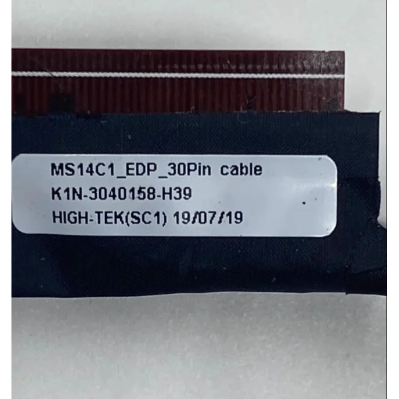 New for MSI cige14 p14 ms14c1 ms-14dk D1 LED LCD LVDS cable k1n-3040158-h39