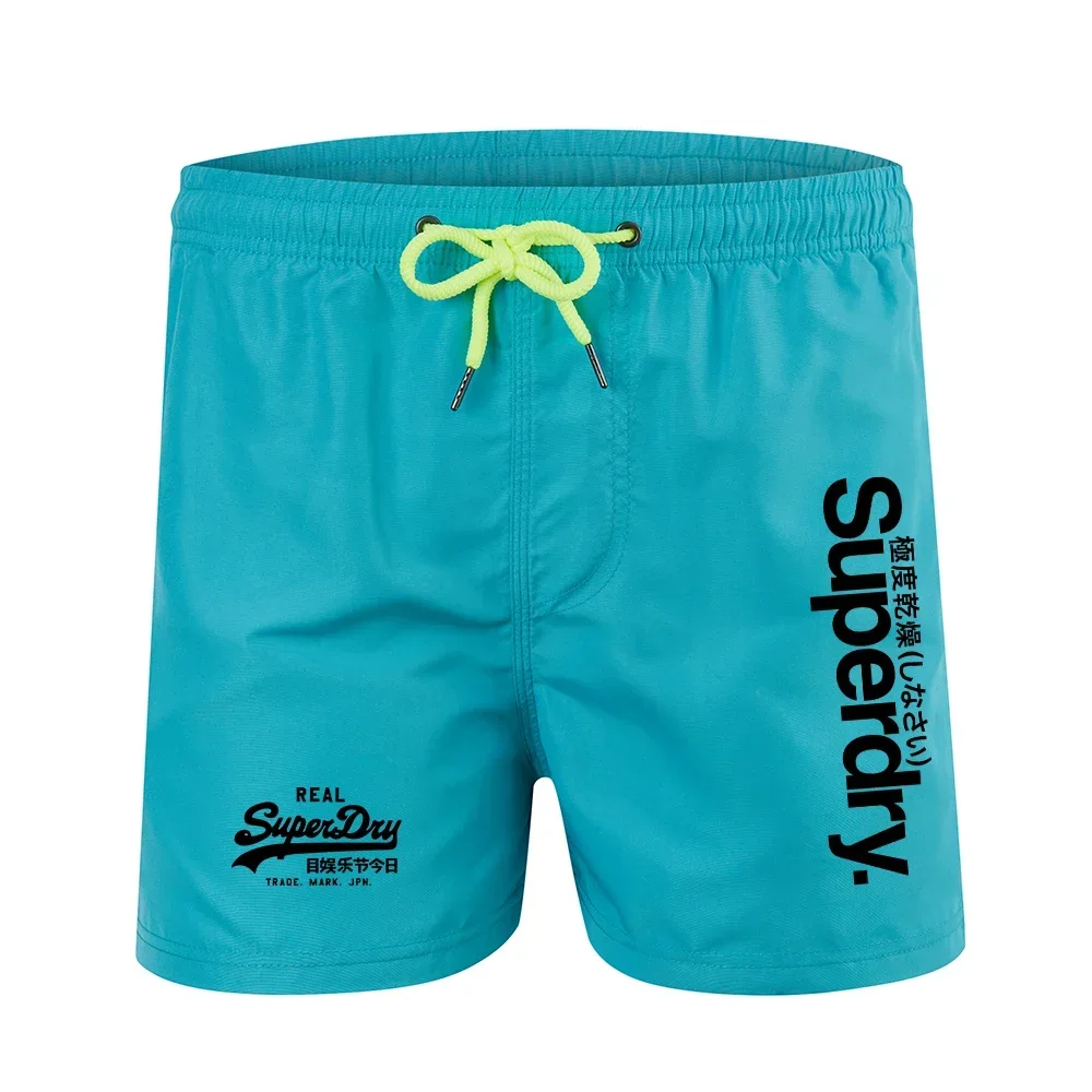 Pantaloncini da spiaggia da surf sexy estivi da uomo, pantaloncini da bagno traspiranti da surf corda da pallavolo elastico in vita pantaloncini casual ad asciugatura rapida